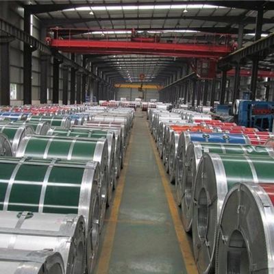 1250mm Larghezza regolare ASTM TDC51D TDC52D TDC53D 0.5mm bobina rivestita a colori personalizzabili con primer 5-7um