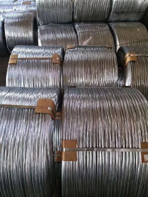 Alta resistenza alla trazione filo galvanizzato di 1,0 mm a 4,0 mm di diametro per la superficie zinco galvanizzato Q195/Q235/SAE1006-1008 personalizzato