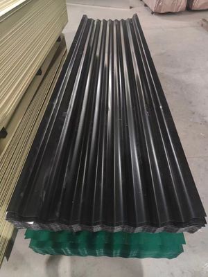 Piastra di copertura galvanizzata Larghezza 750 mm-1050 mm Rivestita di colore Dipinta PPGI Materiale da costruzione Piastra di copertura in acciaio galvanizzato