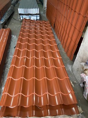 Servizio di saldatura PPGI pannelli galvanizzati corrugati di metallo di ferro zinco per tetti con lunghezza compresa tra 1000 e 5000 mm