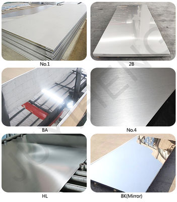 2B Finitura superficiale ASTM SUS S15500 S17400 S13800 1mm 1.5mm 2.5mm 201 304 316 321 430 Placca di bobina in acciaio inossidabile