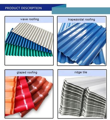 Discounted ASTM AISI SGCC RAL Color Galvanized corrugated Sheets e PPGI Color Steel Tiles Larghezza 600-1100mm a prezzi diretti