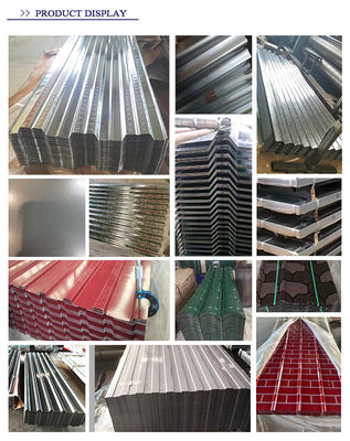 Discounted ASTM AISI SGCC RAL Color Galvanized corrugated Sheets e PPGI Color Steel Tiles Larghezza 600-1100mm a prezzi diretti