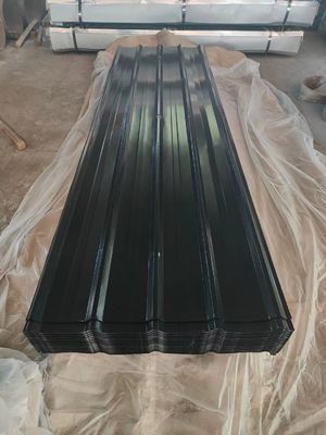 Materiale da costruzione ignifugo Colore lamiera ondulata galvanizzata con tecnica galvanizzata a caldo e tetto resistente al calore