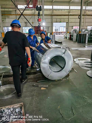 Dx51d bobina di acciaio galvanizzato immerso bobina di acciaio galvanizzato con tecnica a base di laminatura a freddo e rivestimento di zinco di 20-275 g/m2