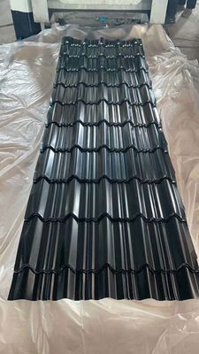 Case prefabbricate Materie di costruzione del tetto PPGI corrugato ferro galvanizzato zinco lamiera metallica con rivestimento di zinco alluminio