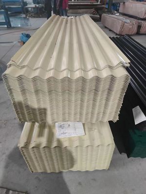 Case prefabbricate Materie di costruzione del tetto PPGI corrugato ferro galvanizzato zinco lamiera metallica con rivestimento di zinco alluminio