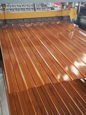 Case prefabbricate Materie di costruzione del tetto PPGI corrugato ferro galvanizzato zinco lamiera metallica con rivestimento di zinco alluminio