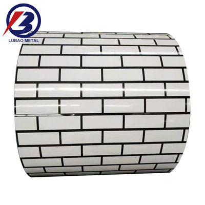 Modello personalizzato PPGL Color Coating Sheet PPGI bobine di acciaio galvanizzato bobine con disegno in rilievo e certificato ISO9001