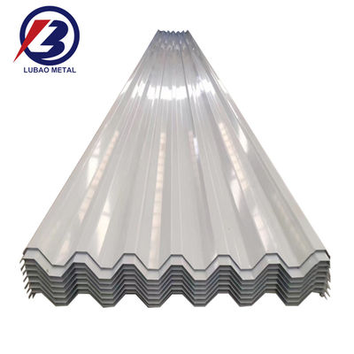 Tecnica Dx51d Dx52D Dx53D Dx53D 0,12-6mm 30-275g Galvalume Preverniciato Ppgi Piastrelle di tetto Piastra in acciaio ondulato con 1