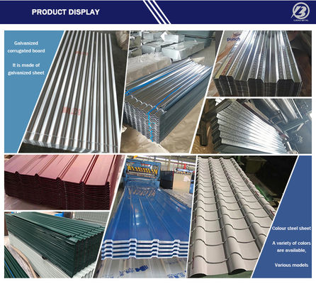 RAL ASTM SGCC Z60 0,2 mm 0,3 mm pannelli di tetto rivestiti a colori PPGI corrugati per soluzioni di copertura durevoli e durature
