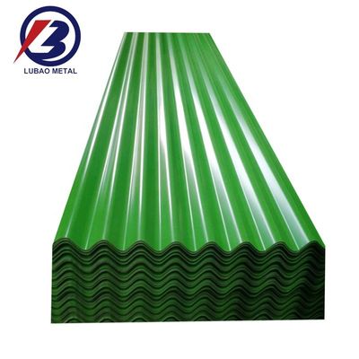 30-275 g/m2 Piastrelle di tetto preverniciate Galvalume Ppgi Zinco GI lamiera di acciaio galvanizzato ondulato con servizio di lavorazione del saldatore