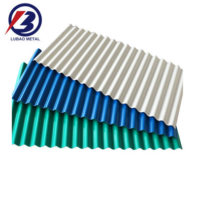 Forza PPGI Color corrugato foglio di copertura materiale da costruzione Ibr Sgcc zinco rivestito a caldo immersione piastrelle di ferro preverniciato taglio