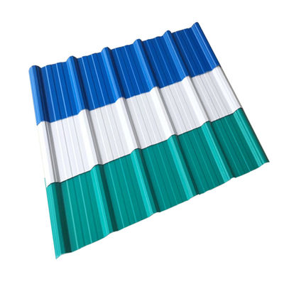 Piastra di tetto in acciaio galvanizzato a piena durezza GI PPGI PPGL 0,4 mm Spessore 1000 mm Larghezza Piastra ondulata colorata per saldatura