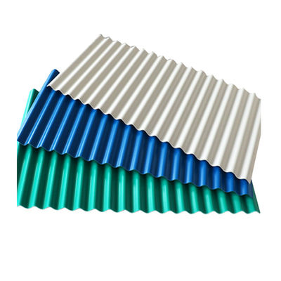 Tecnica delle piastrelle ondulate garantita 9002 9006 Piastra di tetto in acciaio ondulato colorato con laminato a freddo laminato a caldo e garantita