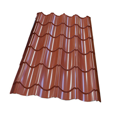Tecnica delle piastrelle ondulate garantita 9002 9006 Piastra di tetto in acciaio ondulato colorato con laminato a freddo laminato a caldo e garantita