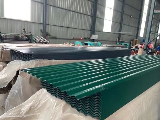 SGCC PPGI lamiera di acciaio galvanizzato rivestita pre-tinto per il servizio di piegatura della costruzione lamiera di tetto ondulato su misura