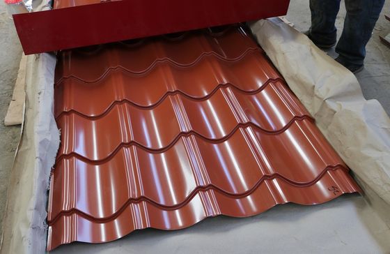 SGCC PPGI lamiera di acciaio galvanizzato rivestita pre-tinto per il servizio di piegatura della costruzione lamiera di tetto ondulato su misura