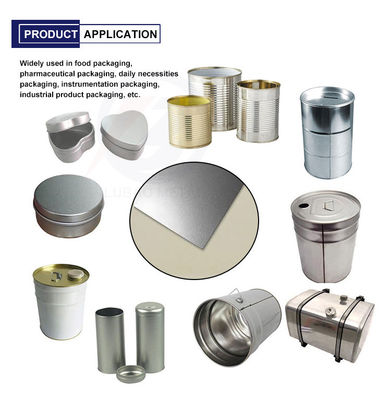Coil di latta con Q195L S08AL SPTE T1 T5 e rivestimento in stagno personalizzabile 1.1/1.1 2.0/2.0 2.8/2.8 5.6/5.6 g/m2