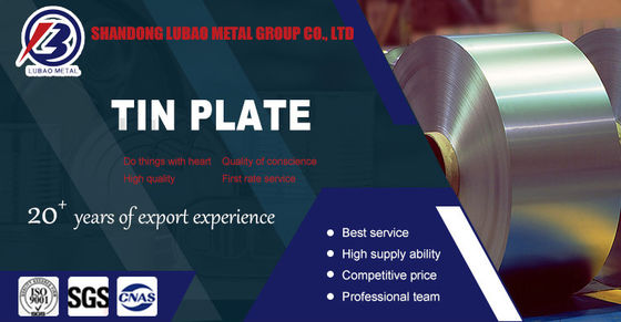 Piastra di stagno placcata Q195L S08AL SPTE T1 T5 bobine di stagno con tecnica di laminatura a caldo e campionamento libero