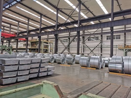 3003 3004 3105 bobina di acciaio in lega di 1250 mm di acciaio annellato bobina di acciaio in alluminio rivestita di zinco bobina di acciaio galvanizzata bobina di alluminio per la lavorazione rivestita