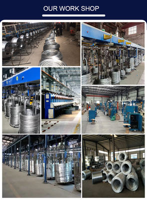 Acciaio ad alto tenore di carbonio SAE1040 SAE1045 1,0 mm 2,0 mm filo di acciaio galvanizzato a caldo affidabile ed economico per la costruzione