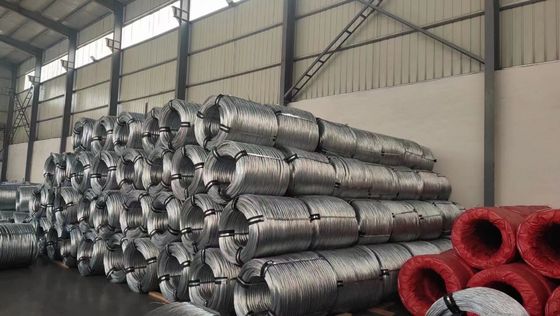 Materiali da costruzione Fio di zinco galvanizzato con finitura brillante di 4,0 mm di spessore e alta resistenza