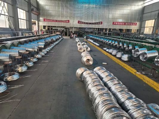 Materiali da costruzione Fio di zinco galvanizzato con finitura brillante di 4,0 mm di spessore e alta resistenza