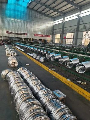 Materiali da costruzione Fio di zinco galvanizzato con finitura brillante di 4,0 mm di spessore e alta resistenza
