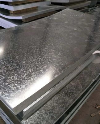 CE Certificato 0,5 mm 0,8 mm Piastra galvanizzata 60 g ASTM A653 G90 Ricambi di attrezzature automobilistiche Piastra GI