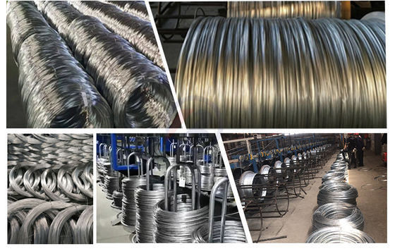 Acciaio a rubrica fredda di grado AISI Alto carbonio 0,5 mm 1,0 mm 1,5 mm filo galvanizzato per e Speciali