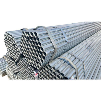 Tubo di acciaio pregalvanizzato Q235 Q345 personalizzabile con lunghezza 6,4 M e diametro esterno 26,9 310 mm