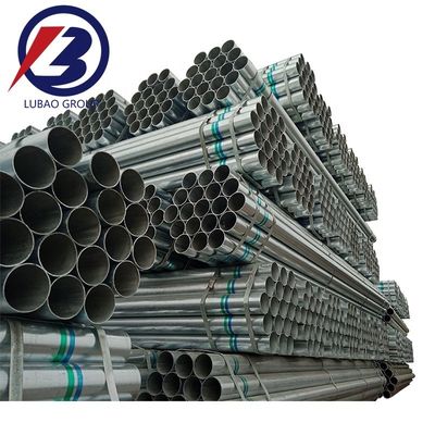 Tubo galvanizzato a parete spessa Tubo galvanizzato a misura per piede Tubo in acciaio senza cuciture rotondo