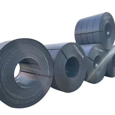 Strisce di acciaio al carbonio completamente duro/coil con certificato ISO9001 Skin Pass incluse bobine di acciaio HRC ricoperto di calore nero brillante