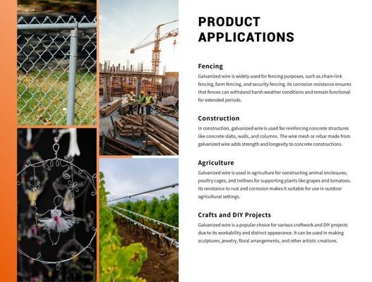 Prezzi accessibili ASTM standard ferro galvanizzato filo con elevata resistenza alla trazione e superficie di zinco galvanizzato per il vostro