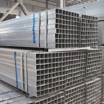 Ottima resistenza alla corrosione API tubo 1.2-2mm spessore 6x6 pollici tubi di acciaio quadrato galvanizzato con rivestimento di zinco 0,8mm