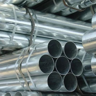 Servizio di lavorazione del decollaggio di lunghezza di 6 m Q195 Q345 Tubo di acciaio galvanizzato ricalcificato per la resistenza alla corrosione