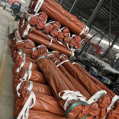 Servizio di lavorazione del decollaggio di lunghezza di 6 m Q195 Q345 Tubo di acciaio galvanizzato ricalcificato per la resistenza alla corrosione