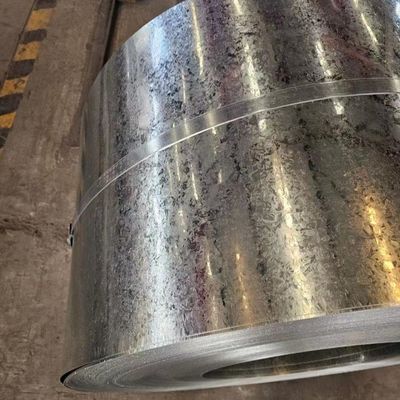 Z30-275g Big Spangle Galvanized Steel Coils 0.12mm-4.0mm Spessore personalizzato Foglio di ferro in rotoli / Tolleranza di bobina ± 1%