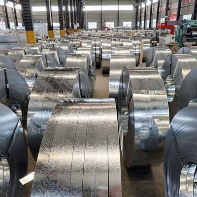 Coil di acciaio galvanizzato laminato a caldo SGCC CGCC AISI Z275 con skin pass e personalizzazione