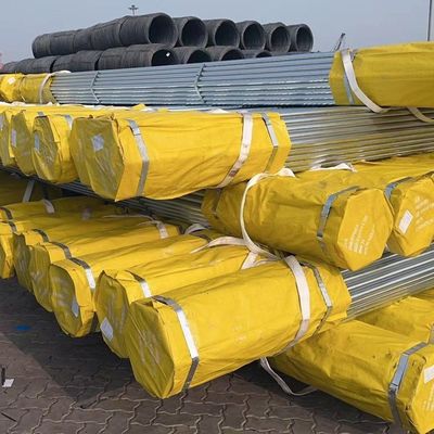 Tubo di acciaio galvanizzato welded Q235 Gi personalizzato per la costruzione secondo lo standard ASTM e con tolleranza ± 1%