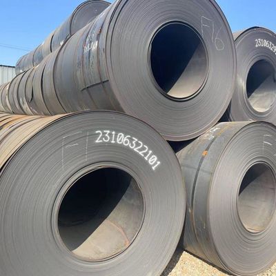 3 mm Q235 bobine di acciaio al carbonio laminate a caldo resistenti al calore per materiali da costruzione di larghezza 1000-2000 mm e tolleranza ± 1%
