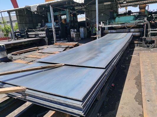 S235 Q235 Placca di acciaio laminata a caldo bobina Q345 Q195 Strisce di acciaio a basso tenore di carbonio Lunghezza su richiesta Skin Pass Sì
