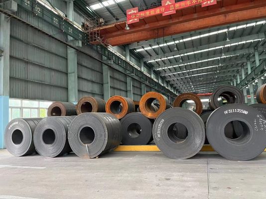 Acciaio Q195 Q215 Q235 Q255 Q275 Q355 hrc 1,2 mm acciaio laminato a caldo Coil di acciaio al carbonio non legato Lunghezza su richiesta