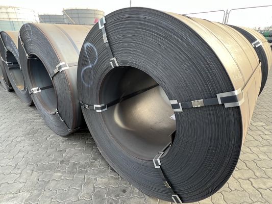 Tecnica standard JIS laminato a caldo ASTM A36 Q235B bobine di acciaio al carbonio 3-20 mm di spessore per la costruzione ideale