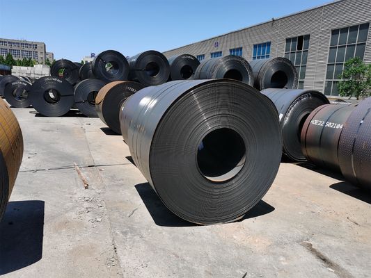Q195 Q235B 1.5 mm 1.6 mm 1.9 mm bobina di lamiera di acciaio laminata a caldo bobina di acciaio al carbonio con tolleranza ± 1% e superficie nera