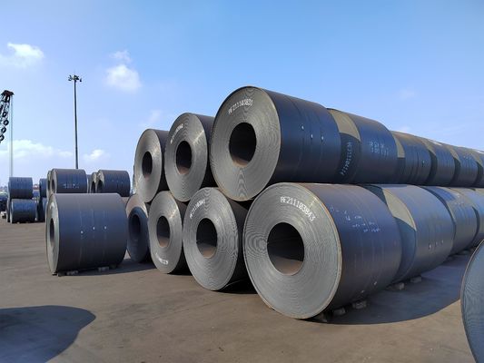 Spessore 3-200 mm ST52 A36 S235 Q235B bobina nera in acciaio al carbonio bobine HR per tubi larghezza 600-2000 mm