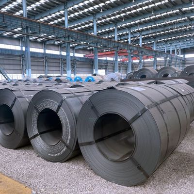 ASTM A36 A283 A387 Q235 Q345 S235jr bobina nera di acciaio al carbonio per la produzione di tubi di acciaio e bobine laminate a caldo