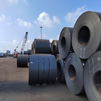 Q195A resistente all'usura SPCC ST12-15 bobine laminate a caldo in acciaio al carbonio per il trasporto marittimo Condizione di consegna Superficie