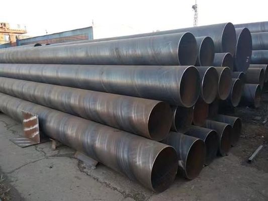 Tubo di acciaio SSAW di lunghezza 12 M per il trasporto di fluidi a bassa pressione nell'industria petrolifera e del gas